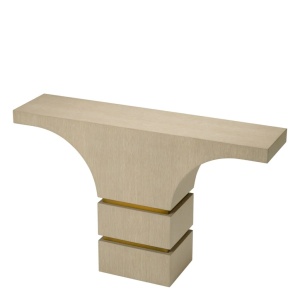 Consola design LUX, Furnir Stejar albit, Thaddeus - Img 4