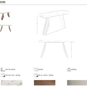 Consola design LUX Porcelain Marble - Img 10