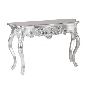 Consola eleganta Venice 110cm, argintiu