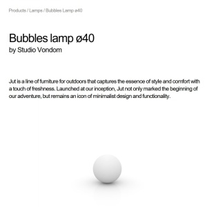 CORP DE ILUMINAT LED DECORATIV EXTERIOR BUBBLES diametru 40cm 180731 universul-luminii.ro