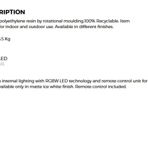 CORP DE ILUMINAT LED RGB DECORATIV MORA LAMP II 196151 universul-luminii.ro