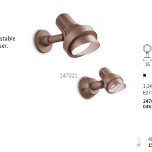 Corp iluminat exterior cu tarus IP65 TERRA PT1 SMALL NERO 046211 47311 universul-luminii.ro