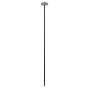 Corp iluminat exterior decorativ cu tarus CAMI H-110cm, ciment negru