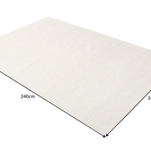 Covor WOOL 240x160cm bej din lana - Img 7