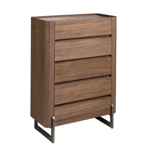 Dulapior 5 sertare deosebit design LUX Walnut-Marble