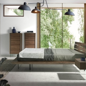 Dulapior elegant cu 5 sertare, design deosebit Aurore AC-CP1803-A-NOGAL - Img 7