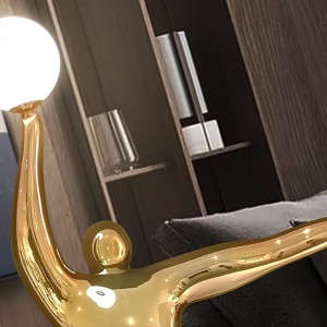 Figurina decorativa / Lampa de masa design lux El globo aurie 153561 universul-luminii.ro