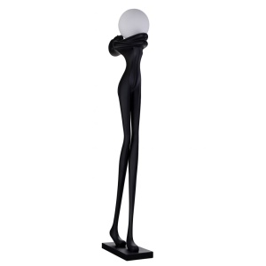 Figurina design decorativ cu iluminat HESTIA BLACK