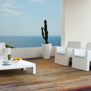 Fotoliu de exterior / interior design modern premium JUT LOUNGE CHAIR 44401 Vondom - Img 5