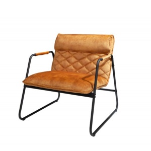 Fotoliu design retro Mustang Lounger, galben mustar