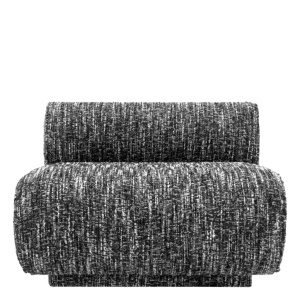Fotoliu elegant design LUX Urbano, Boucle sonata black - Img 2
