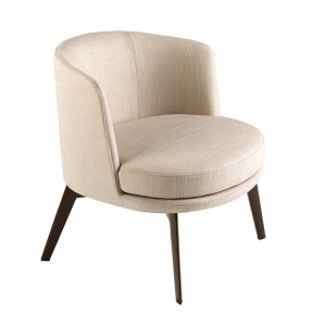 Fotoliu modern elegant Cream fabric