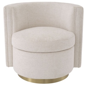 Fotoliu pivotant design elegant Amanda, lyssa off-white 115380 HZ - Img 2