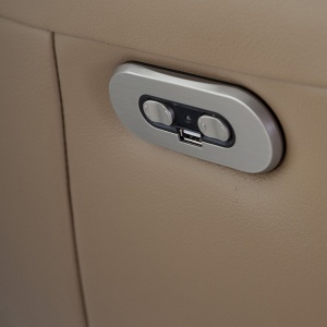 Fotoliu pivotant, functie relax si port USB, tapitat cu piele George - Img 10