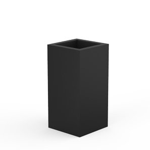 Ghiveci plante design decorativ modern interior / exterior HIGH CUBE mini 14x14x28cm - Img 2