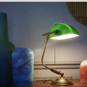 Lampa de birou din alama design clasic Banker - Img 13