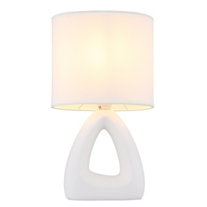 Lampa de masa ceramica alba TRIANGLE 250041 universul-luminii.ro