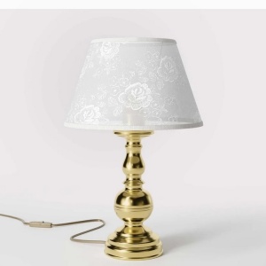 Lampa de masa clasic elegant din alama masiva Flemish - Img 4