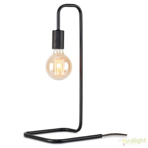Lampa de masa design modern London negru LONDON/T/B 48091 universul-luminii.ro