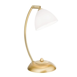 Lampa de masa design modern OPALDESIGN, auriu mat 163561 universul-luminii.ro
