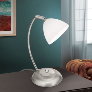 Lampa de masa design modern OPALDESIGN, satin 163551 universul-luminii.ro