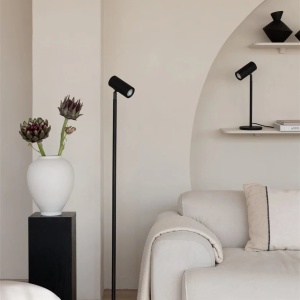 Lampa de masa Eco din Bambus Java GU10, negru 243771 universul-luminii.ro