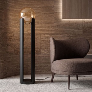Lampa de podea design modern LUX Black steel