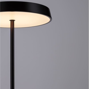 Lampa de podea LED design modern VETRO negru, D-40cm 232891 universul-luminii.ro