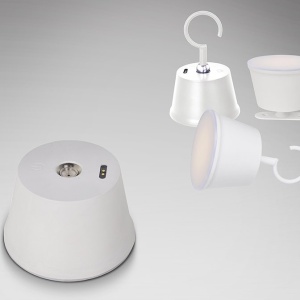 Lampa LED portabila exterior/interior IP54 Cuco alba 233381 universul-luminii.ro