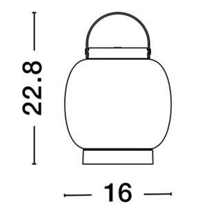 Lampa LED portabila iluminat exterior decorativ JIGRA 250391 universul-luminii.ro