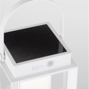 Lampa LED solara portabila iluminat exterior decorativ VERHAAL alba 222761 universul-luminii.ro