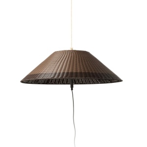 Lampa/Pendul portabil iluminat exterior decorativ SAIGON hole cap W100 gri/maro