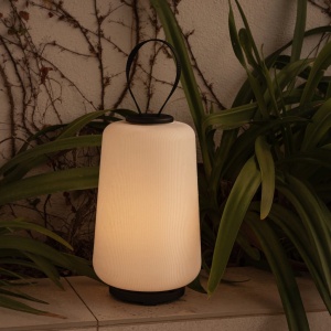 Lampa portabila exterior IP54 MUNA alba