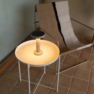 Lampa portabila exterior solara IP44 CAIRO sand - Img 3