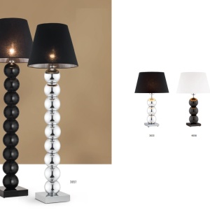 Lampadar de podea modern design elegant FUDZI negru/alb - Img 2