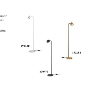 Lampadar de podea stil minimalist DODO PT1 OTTONE - Img 3