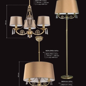 Lampadar design clasic cristal Asfour Monza - Img 10
