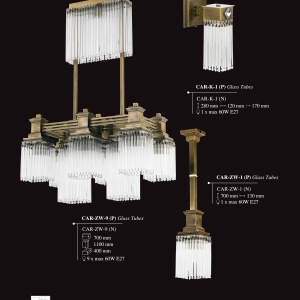Lampadar design clasic realizat manual CARINO - Img 5
