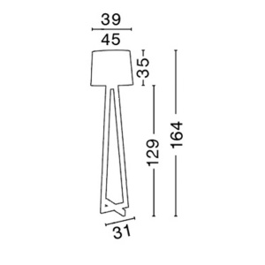 Lampadar design modern Alma 104681 universul-luminii.ro