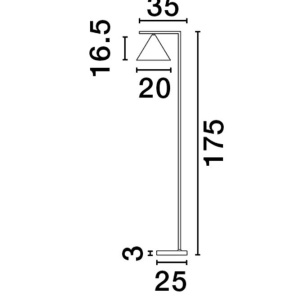 Lampadar design modern minimalist SWAY - Img 6