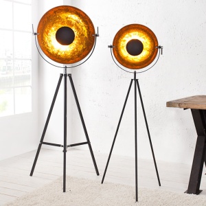 LAMPADAR DESIGN RETRO Studio negru/ auriu A-36617 VC 181651 universul-luminii.ro