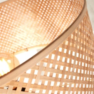 Lampadar eco din bambus cu polita Java nat/50x22, nat 62941 universul-luminii.ro