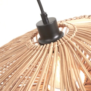 Lampadar eco din bambus cu ratan Zanzibar L nat./55cm, nat 213841 universul-luminii.ro