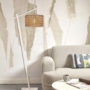 Lampadar eco din bambus Java S white/32x18, nat 64491 universul-luminii.ro
