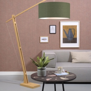 Lampadar eco din bambus Montblanc 6030 natur/ green forest 224651 universul-luminii.ro