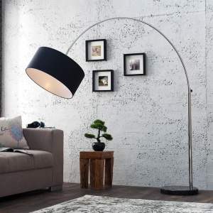 Lampadar elegant / Lampa de podea moderna Big Bow negru A-35399 VC