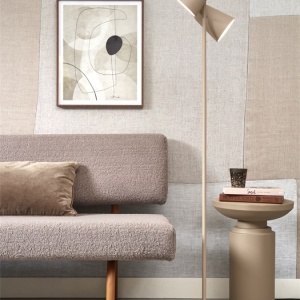 Lampadar, Lampa de podea cu doua spoturi directionabile Salamanca sand 200801 universul-luminii.ro