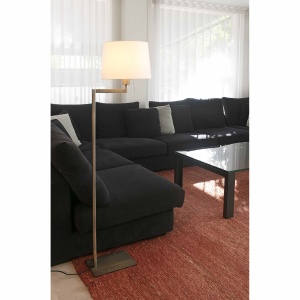 Lampadar / Lampa de podea design elegant ARTIS bronz/alb 92101 universul-luminii.ro