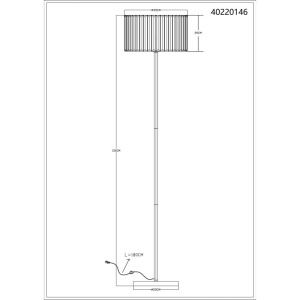 Lampadar/Lampa de podea design elegant Run 40220146 GL 247101 universul-luminii.ro