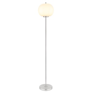 Lampadar, lampa de podea design modern Blacky I nichel